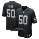 Camiseta NFL Game Las Vegas Raiders Segun Olubi Negro