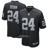 Camiseta NFL Game Las Vegas Raiders Willie Brown Retired Negro