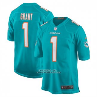 Camiseta NFL Game Miami Dolphins Kenneth Grant 2025 NFL Draft Verde
