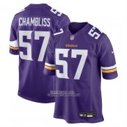 Camiseta NFL Game Minnesota Vikings Chaz Chambliss Violeta