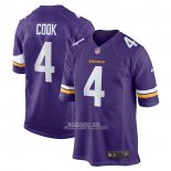 Camiseta NFL Game Minnesota Vikings Dalvin Cook 4 Violeta