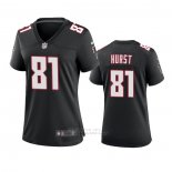 Camiseta NFL Game Mujer Atlanta Falcons Hayden Hurst Throwback 2020 Negro