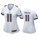 Camiseta NFL Game Mujer Baltimore Ravens James Proche Blanco
