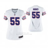 Camiseta NFL Game Mujer Bills Jerry Hughes Throwback Blanco