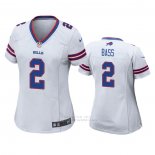 Camiseta NFL Game Mujer Buffalo Bills Tyler Bass Blanco