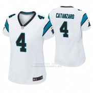 Camiseta NFL Game Mujer Carolina Panthers Chandler Catanzaro Blanco