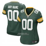 Camiseta NFL Game Mujer Green Bay Packers Personalizada Verde