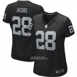Camiseta NFL Game Mujer Las Vegas Raiders Josh Jacobs Negro