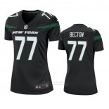 Camiseta NFL Game Mujer New York Jets Mekhi Becton Negro