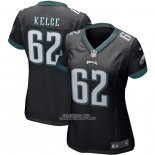 Camiseta NFL Game Mujer Philadelphia Eagles Jason Kelce Negro