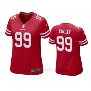 Camiseta NFL Game Mujer San Francisco 49ers Javon Kinlaw Rojo