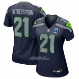 Camiseta NFL Game Mujer Seattle Seahawks Devon Witherspoon 50th Season Azul