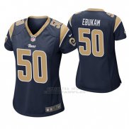 Camiseta NFL Game Mujer St Louis Rams Samson Ebukam Azul