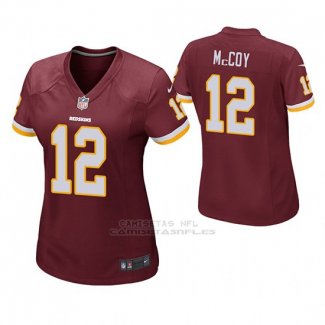 Camiseta NFL Game Mujer Washington Commanders Colt Mccoy Burgundy