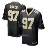 Camiseta NFL Game New Orleans Saints Malcolm Roach Negro