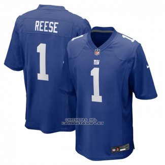 Camiseta NFL Game New York Giants Arvell Reese 2026 Azul
