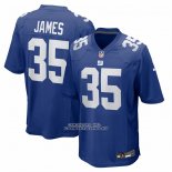 Camiseta NFL Game New York Giants Lamareon James Azul Camiseta NFL Game New York Giants Lamareon James Azul
