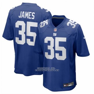 Camiseta NFL Game New York Giants Lamareon James Azul
