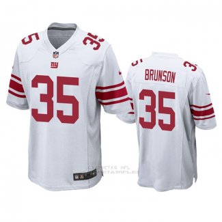 Camiseta NFL Game New York Giants T.j. Brunson Blanco