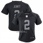 Camiseta NFL Game Nino Las Vegas Raiders Ashton Jeanty Negro