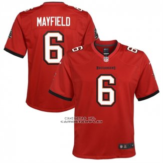 Camiseta NFL Game Nino Tampa Bay Buccaneers Baker Mayfield Rojo