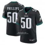 Camiseta NFL Game Philadelphia Eagles Jaelan Phillips Alterno Negro Camiseta NFL Game Philadelphia Eagles Jaelan Phillips Alterno Negro