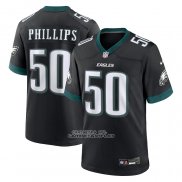 Camiseta NFL Game Philadelphia Eagles Jaelan Phillips Alterno Negro