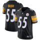 Camiseta NFL Game Pittsburgh Steelers 55 Devin Bush Negro