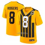 Camiseta NFL Game Pittsburgh Steelers Aaron Rodgers Alterno 1933 Retro Amarillo