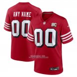 Camiseta NFL Game San Francisco 49ers 80 Aniversario Alterno Personalizada Rojo