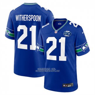 Camiseta NFL Game Seattle Seahawks Devon Witherspoon Alterno 50th Season Royal