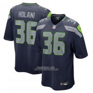 Camiseta NFL Game Seattle Seahawks George Holani Azul