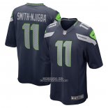 Camiseta NFL Game Seattle Seahawks Jaxon Smith-Njigba 2023 NFL Draft First Round Pick Azul