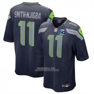 Camiseta NFL Game Seattle Seahawks Jaxon Smith Njigba 50th Season Azul