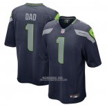 Camiseta NFL Game Seattle Seahawks Number 1 Dad Azul