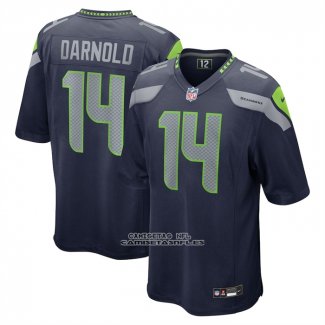 Camiseta NFL Game Seattle Seahawks Sam Darnold Azul