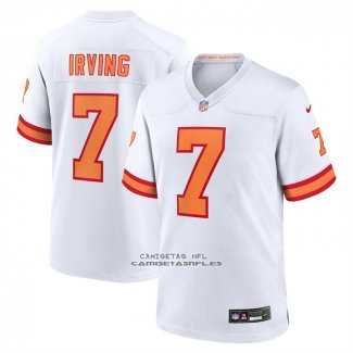 Camiseta NFL Game Tampa Bay Buccaneers Bucky Irving 76 Blanco