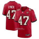 Camiseta NFL Game Tampa Bay Buccaneers John Lynch 50th Anniversary Rojo