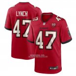 Camiseta NFL Game Tampa Bay Buccaneers John Lynch 50th Anniversary Rojo Camiseta NFL Game Tampa Bay Buccaneers John Lynch 50th Anniversary Rojo