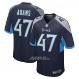 Camiseta NFL Game Tennessee Titans Andrew Adams Primera Azul