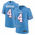 Camiseta NFL Game Tennessee Titans WanDale Robinson Jugador Azul