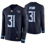 Camiseta NFL Hombre Tennessee Titans Kevin Byard Azul Therma Manga Larga