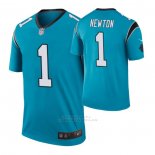 Camiseta NFL Legend Carolina Panthers 1 Cam Newton Color Rush Azul