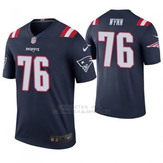 Camiseta NFL Legend Hombre New England Patriots Isaiah Wynn Azul Color Rush