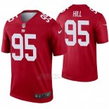 Camiseta NFL Legend Hombre New York Giants 95 B.j. Hill Inverted Rojo