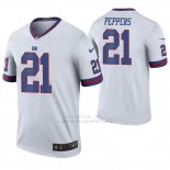 Camiseta NFL Legend Hombre New York Giants Jabrill Peppers Blanco Color Rush