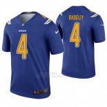 Camiseta NFL Legend Hombre San Diego Chargers Michael Badgley Azul Color Rush