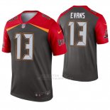 Camiseta NFL Legend Hombre Tampa Bay Buccaneers 13 Mike Evans Inverted Gris