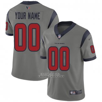 Camiseta NFL Legend Houston Texans Personalizada Gris