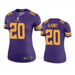 Camiseta NFL Legend Mujer Minnesota Vikings Jeff Gladney Violeta Color Rush